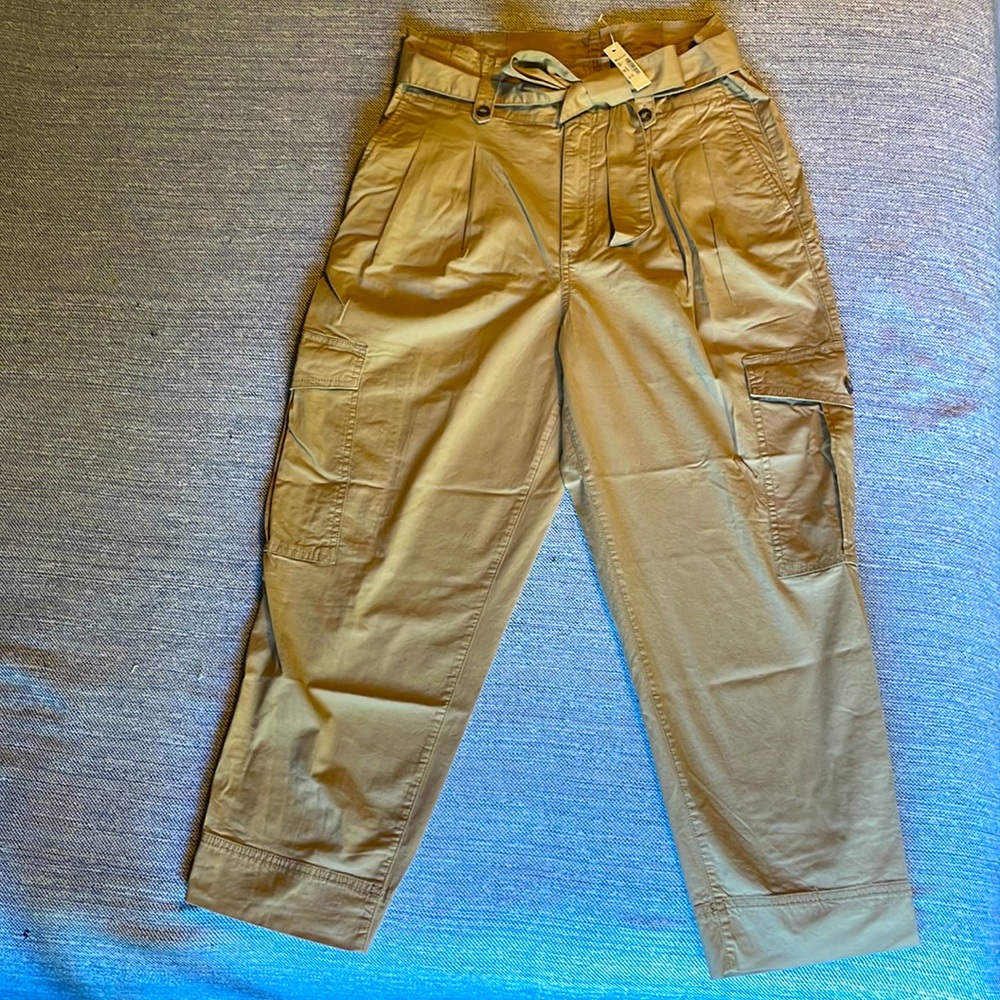 Madewell Paperbag Cargo Pants size 8